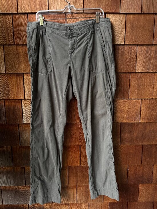 Kuhl Pants - Kuhl Olive/Gray Quick Dry Hiking Pants in Women's 12